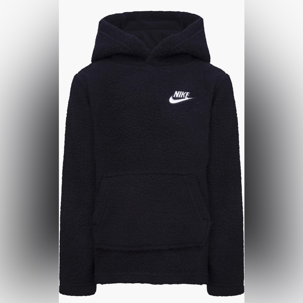 NIKE kids high-pile fleece hoodie